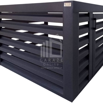 Ogłoszenie - Osłona klimatyzatora – pompy ciepła 90x50x70 cm antracyt – drzwiczki ID1142