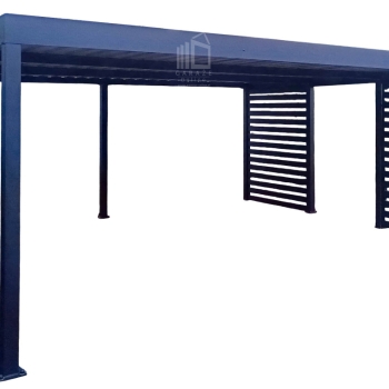 Ogłoszenie - CarPort PREMIUM - wiata samochodowa 6x5 - antracyt - dodatkowa zabudowa ID1153 - Piła - 17 100,00 zł