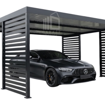Ogłoszenie - CarPort PREMIUM - wiata samochodowa 5,8x5,5 - antracyt - dodatkowa zabudowa ID1174 - Jelenia Góra - 20 990,00 zł