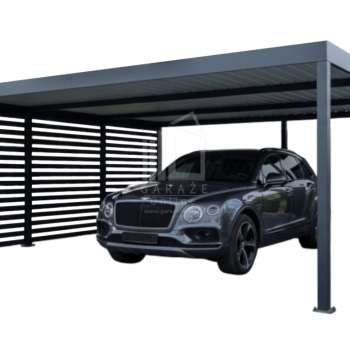 Ogłoszenie - CarPort PREMIUM - wiata samochodowa 6x5 - antracyt - dodatkowa zabudowa ID1178 - Kalisz - 19 170,00 zł