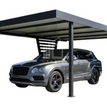 Ogłoszenie - Carport V PREMIUM 4,3x5m - Wypełnienie panelami - Wiata samochodowa - antracyt ID1182 - Jarocin - 15 700,00 zł