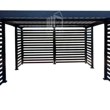 Ogłoszenie - CarPort PREMIUM - wiata samochodowa 4x6 - antracyt - dodatkowa zabudowa ID1033 - Jastrzębie-Zdrój - 20 550,00 zł