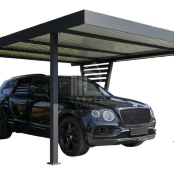 Ogłoszenie - Carport V PREMIUM 4x4,7m - Wypełnienie panelami - Wiata samochodowa - antracyt ID1190 - Kalisz - 14 650,00 zł
