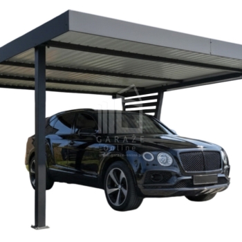 Ogłoszenie - Carport V PREMIUM 5x5,5m - Wypełnienie panelami - Wiata samochodowa - antracyt ID1195 - Giżycko - 17 990,00 zł