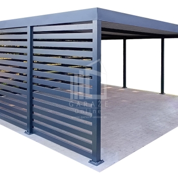 Ogłoszenie - CarPort PREMIUM - wiata samochodowa 6x6 - antracyt - dodatkowa zabudowa ID1035 - Nowy Targ - 23 590,00 zł