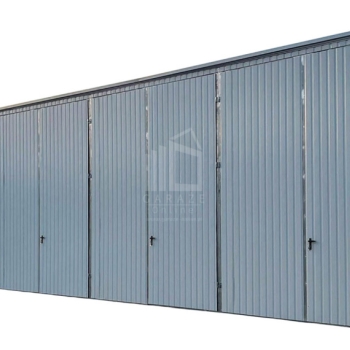 Ogłoszenie - Hala blaszana 24x8m - 8x brama dwuskrzydłowa - biały - dach spad w tył  ID1102 - Nowy Sącz - 44 900,00 zł