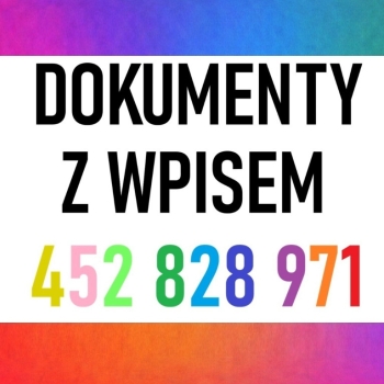Ogłoszenie - Bez zaliczek. Za pobraniem. Świadectwo ukończenia. Każde Świadectwo. Matura. Dyplom. Certyficat. Wpis. - 2 300,00 zł
