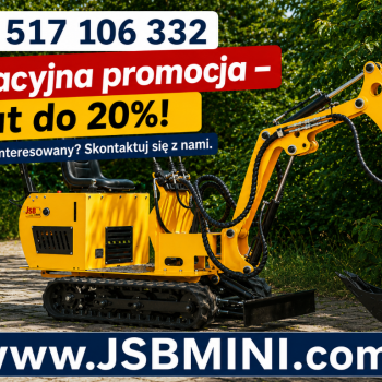Ogłoszenie - Mini Koparka gąsienicowa MS-TE113 JSB - Nowa 2025 - Toruń - 29 750,00 zł