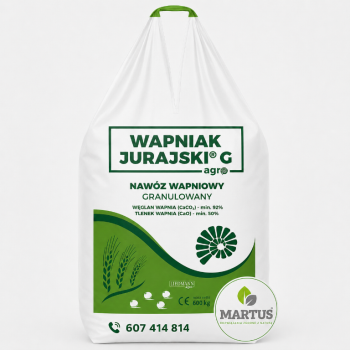 Ogłoszenie - WAPNIAK JURAJSKI G – skuteczne i szybkie odkwaszanie gleby - Ostrołęka - 390,00 zł