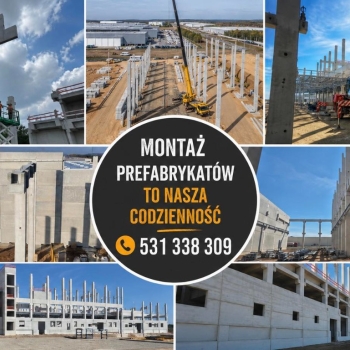 Ogłoszenie - Monter prefabrykatów betonowych - praca na terenie Niemiec