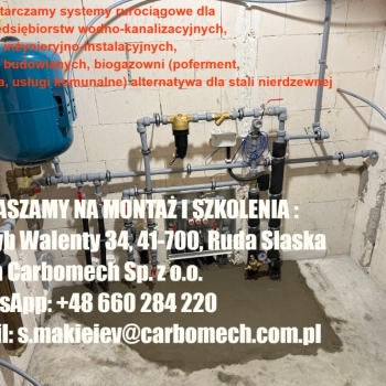 Ogłoszenie - ZAPRASZAMY NA MONTAŻ I SZKOLENIA: Ruda Slaska, ul. Szyb Walenty 34