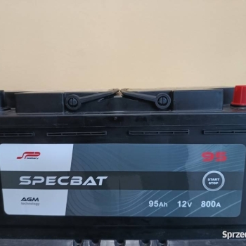Ogłoszenie - Akumulator 95Ah 800A Specbat AGM Specpart Wołomin - Wołomin - 739,00 zł