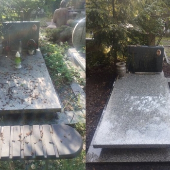 Ogłoszenie - Mycie oraz pielęgnacja nagrobków, tel. 504-746-203, Cmentarz Wrocław, cennik - Wrocław