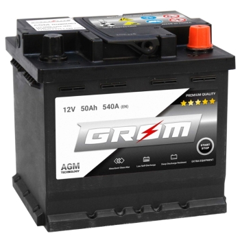 Ogłoszenie - Akumulator GROM AGM START&STOP 50Ah 540A Prawy Plus
