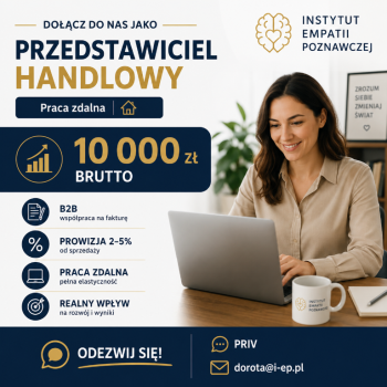 Ogłoszenie - Przedstawiciel Handlowy - Katowice