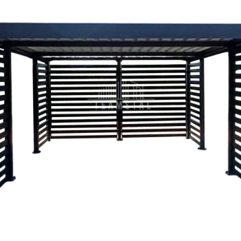 Ogłoszenie - CarPort PREMIUM - wiata samochodowa 4x6 - antracyt - dodatkowa zabudowa TS1112 - Nowy Sącz - 20 550,00 zł