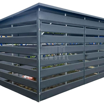 Ogłoszenie - Wiata śmietnikowa 4x2m Antracyt - furtka TS1139 - Radom - 10 350,00 zł