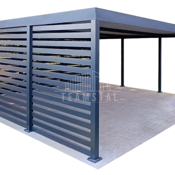 Ogłoszenie - CarPort PREMIUM - wiata samochodowa 6x6 - antracyt - dodatkowa zabudowa TS1114 - Łańcut - 23 590,00 zł