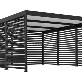 Ogłoszenie - CarPort PREMIUM - wiata samochodowa 4x5,5 - antracyt - dodatkowa zabudowa TS1108 - Międzyrzecz - 21 900,00 zł