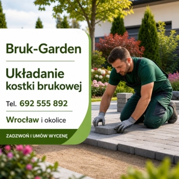 Ogłoszenie - Układanie kostki brukowej z Bruk-Garden - Wrocław