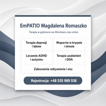 Ogłoszenie - Terapia dla Ciebie i Twojej rodziny - Wrocław