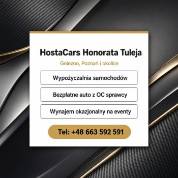 Ogłoszenie - Auto zastępcze z OC sprawcy - Wielkopolskie