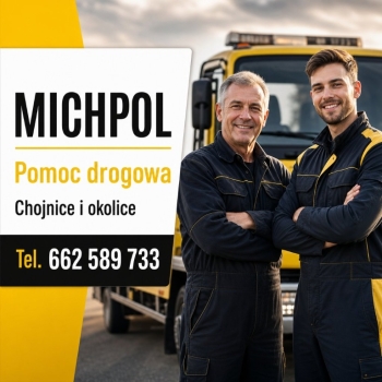 Ogłoszenie - MICHPOL - auto zastępcze, parking strzeżony i pomoc po kolizji w Chojnicach - Chojnice