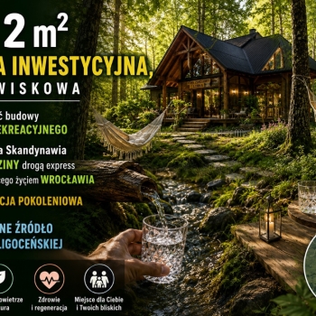 Ogłoszenie - Działka inwestycyjna (3012 met) okolice Wrocławia (Ostrowina)