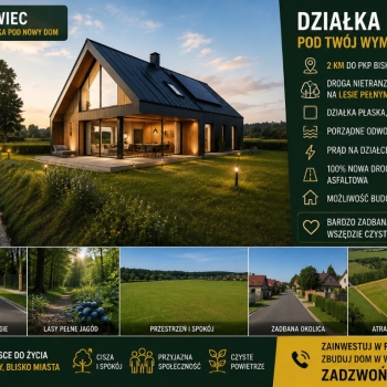 Ogłoszenie - Działka Budowlana (2000 m2) MEDIA (Brzozowiec) - Namysłów - 139 000,00 zł