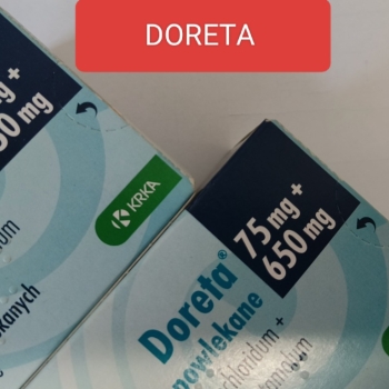 Ogłoszenie - Bez recepty - Na receptę -DORETA 75MG - Podkarpackie - 220,00 zł