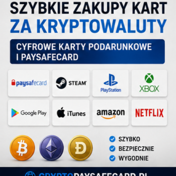 Ogłoszenie - cryptopaysafecard.pl KUP KARTY Prepaid