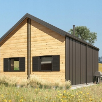 Ogłoszenie - Drewniany domek całoroczny letniskowy 5m/7m 20cm - 69 000,00 zł