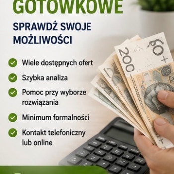 Ogłoszenie - Potrzebujesz gotówki? Skontaktuj się