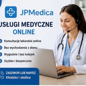 Ogłoszenie - Usługi medyczne online – JPMedica | Kłodzko i okolice
