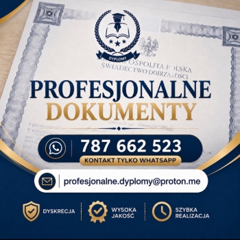 Ogłoszenie - Dyplom BEZ ZALICZEK Matura Świadectwo Tylko tu uczciwa oferta dyplom inżyniera