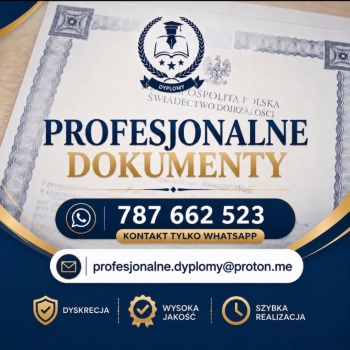 Ogłoszenie - Dyplom BEZ ZALICZEK Matura Świadectwo Tylko tu uczciwa oferta dyplom inżyniera - Śląskie - 1 800,00 zł