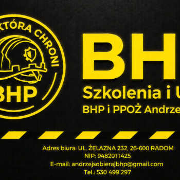 Ogłoszenie - Szkolenia online (i nie tylko) BHP i PPOŻ, instrukcje itp Cała Polska!