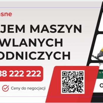Ogłoszenie - Wynajem sprzętu i maszyn budowlano - ogrodowych - Rzeszów