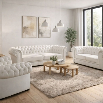 Ogłoszenie - Bestsellerowy, ponadczasowy komplet CHESTERFIELD SZEROKI