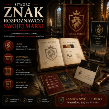 Ogłoszenie - Logo i materiały reklamowe dla Twojej firmy