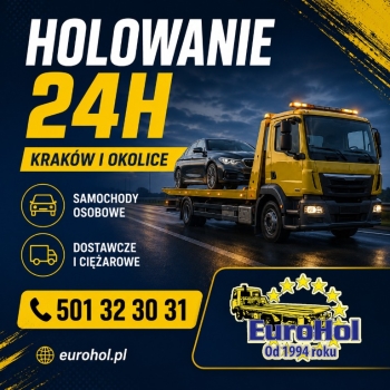 Ogłoszenie - Pomoc drogowa Kraków 24h