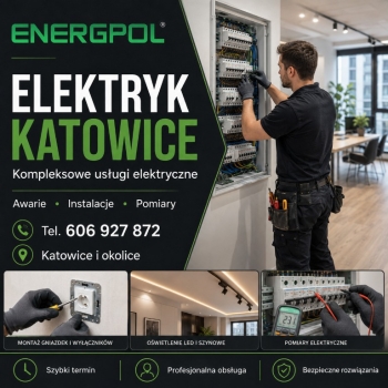 Ogłoszenie - ENERGPOL - usługi elektryczne Katowice - Śląskie