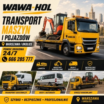 Ogłoszenie - WAWA-HOL - pomoc drogowa Warszawa