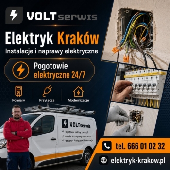 Ogłoszenie - Elektryk Kraków - instalacje i naprawy