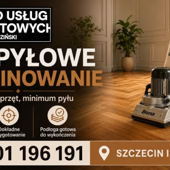 Ogłoszenie - Cyklinowanie, parkiet, schody - kompleksowa renowacja drewna w Szczecinie i okolicy - Zachodniopomorskie