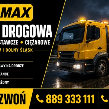 Ogłoszenie - Wrocław i Dolny Śląsk: holowanie aut osobowych, dostawczych i TIR - Hol-Max