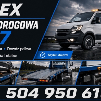Ogłoszenie - ROBEX - doświadczona pomoc drogowa z nowoczesnym sprzętem
