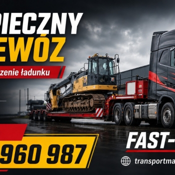 Ogłoszenie - Fast-Trans - uprawnienia UDT i ubezpieczenie ładunku ponad milion zł - Wielkopolskie