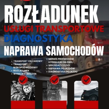 Ogłoszenie - USŁUGI ROZŁADUNEK TRANSPORT CIĘŻAROWY DIAGNOSTYKA POJAZDU ELTRAS BIAŁYSTOK