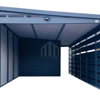 Ogłoszenie - Carport wiata samochodowa 3,5x6 m pomieszczenie gospodarcze drzwi okno dach SO217